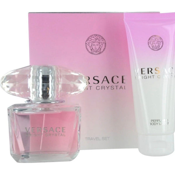SET VERSACE BRIGHT CRYSTAL WOMEN (2 PC SET) 3.0 OZ. EDT + 3.4 B/L